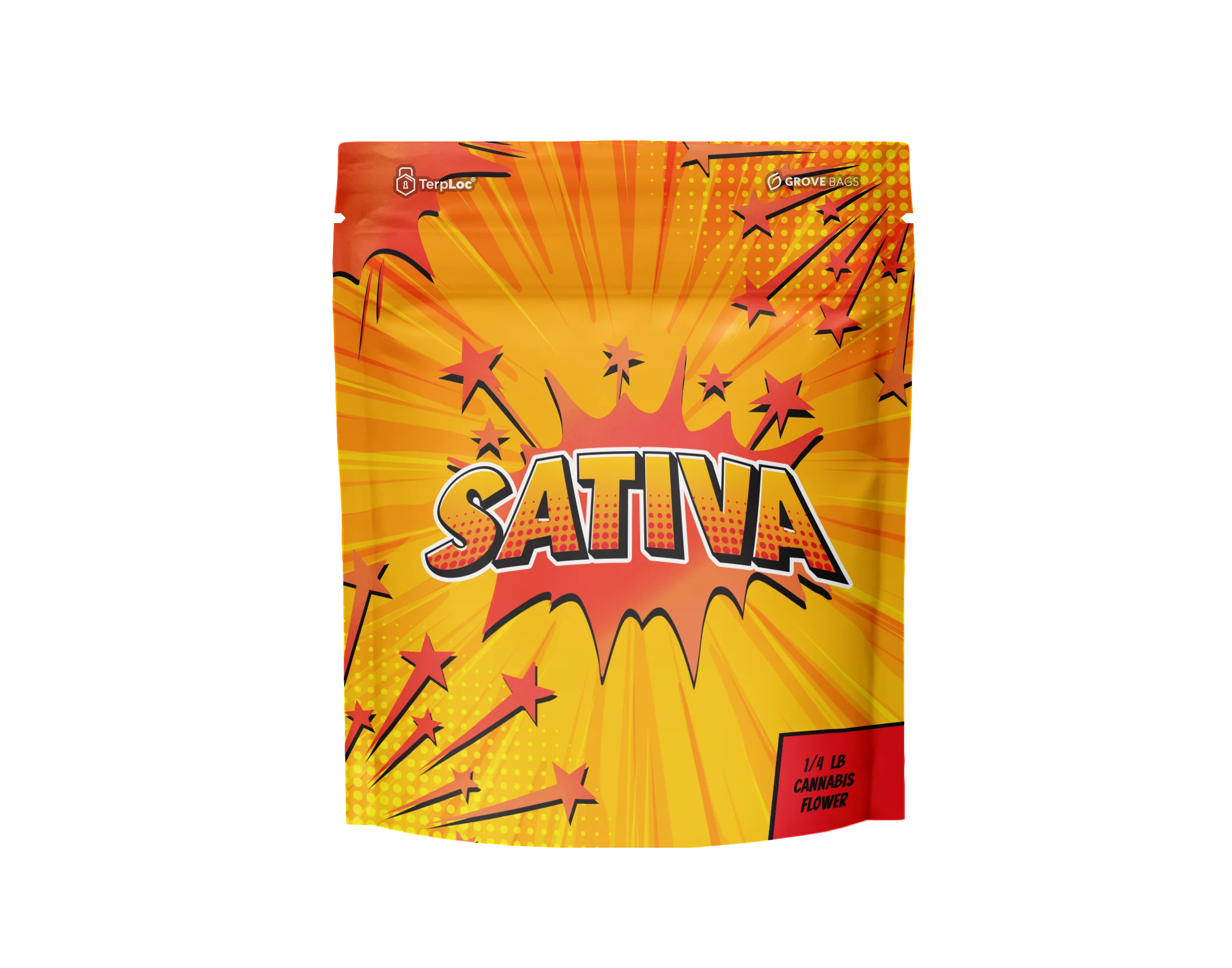 TerpLoc 1/4 Pound Velvet Soft Touch - Child Resistant Pouch - Single - Image 3